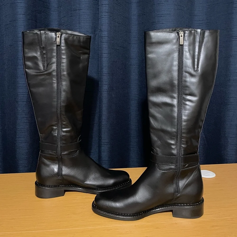 La Canadienne Stevie Women's Black Leather Boots